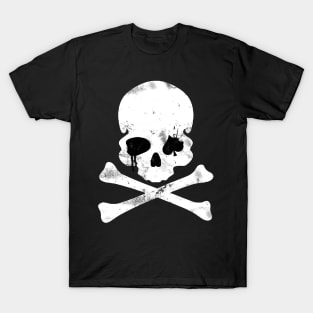 Dead Mans Hand Skull and Cross Bones T-Shirt